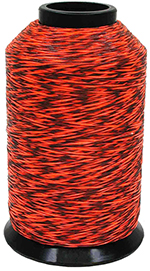 Fluorescent Orange and Black Spool